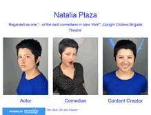 Tablet Screenshot of nataliaplaza.com